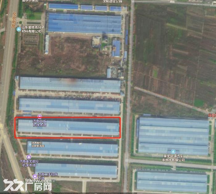 莱芜高新区润通汽车厂房火热招租